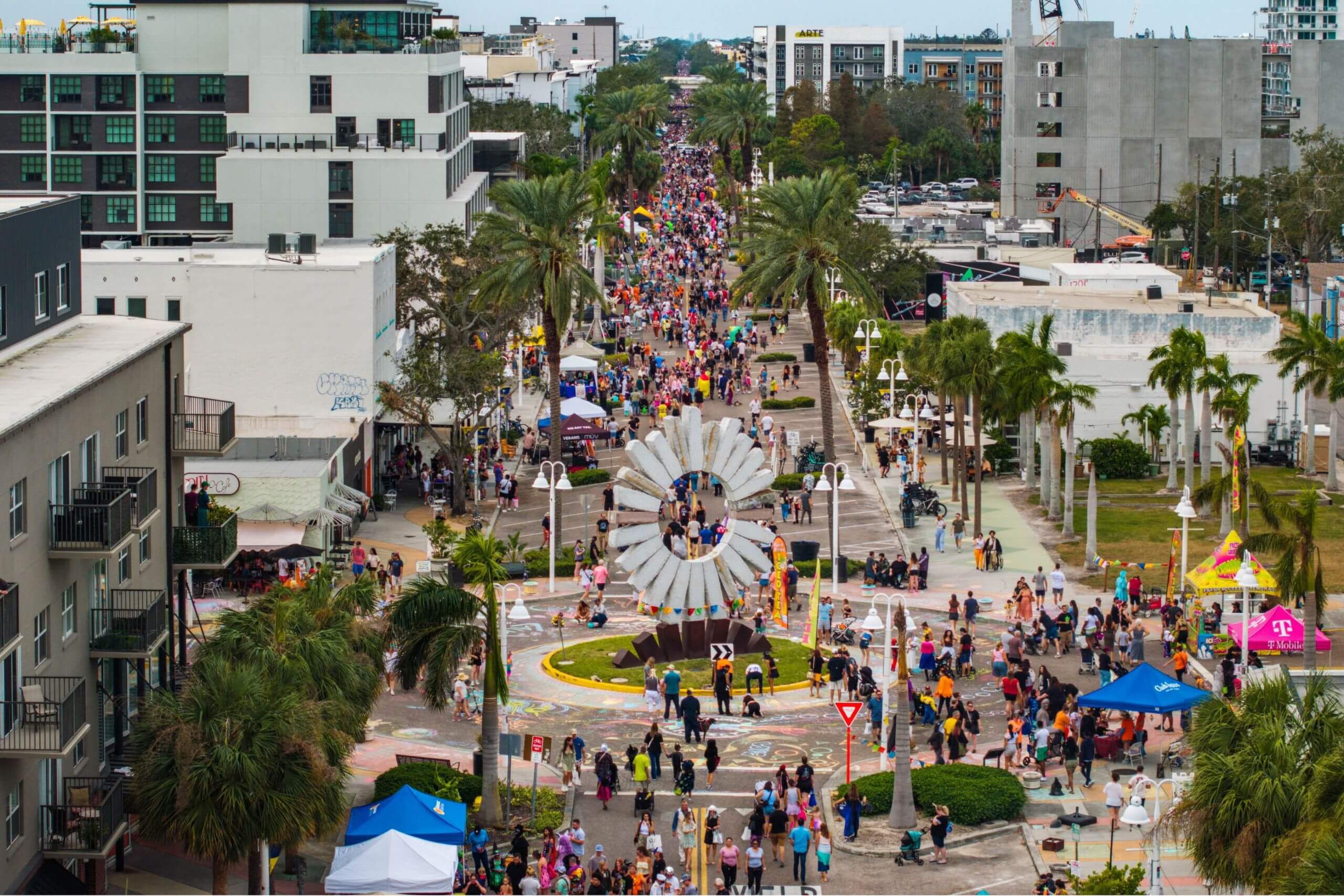 The EDGE District during the festival