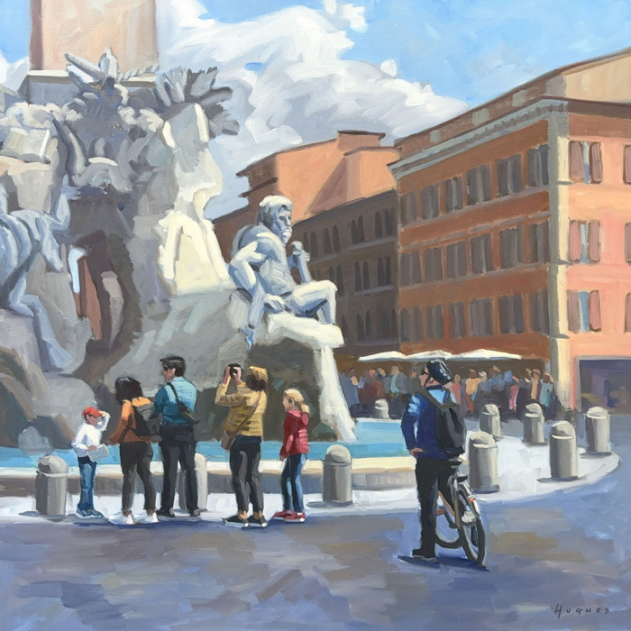 Bernini's Masterpiece - Rome by Linda Hugues