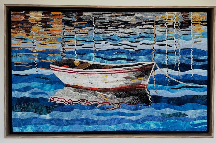 Framed Reflections Quilt by Mary Pascoe