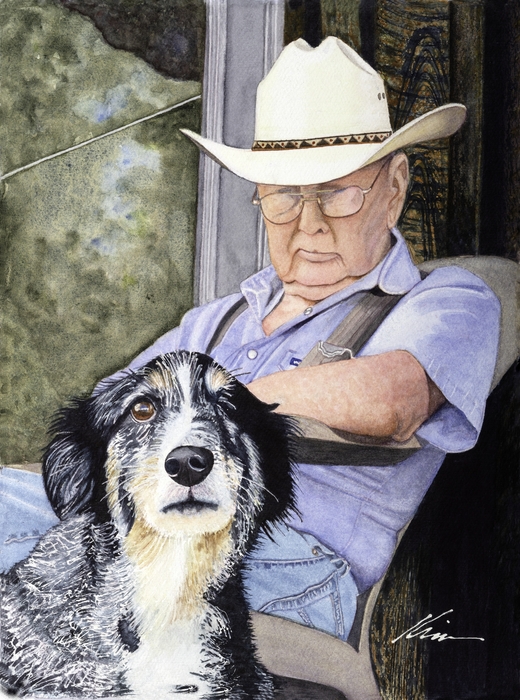 Emory and Lady by Kim Paulson