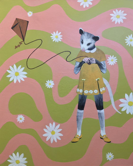 Possum with Kite by Gianna Pergamo