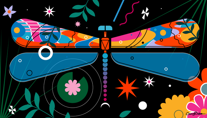 Colorful Butterfly by Clancy Riehm