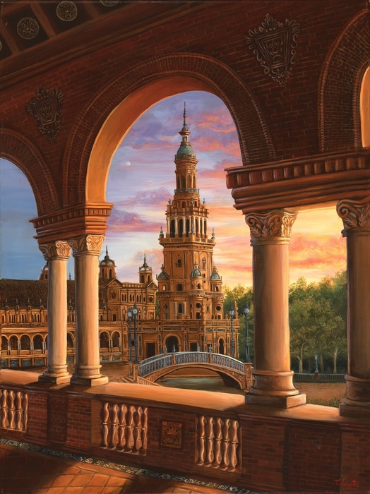 Plaza de España by Christy Whittle